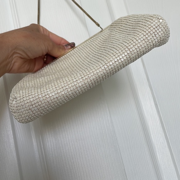 1960-1970’s Hand Made in Hong Kong Evening Bag, Cream - Picture 5 of 16